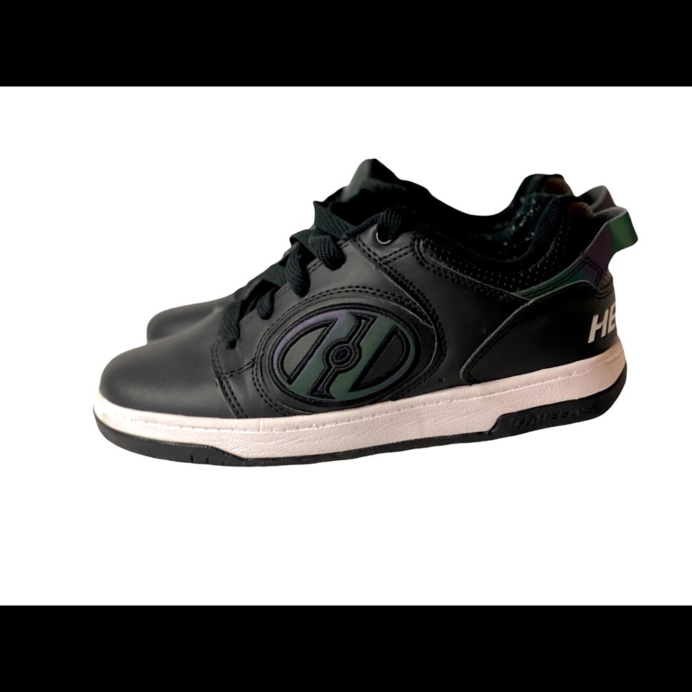 HEELYS Motion Plus Skate Shoes Wheeled Sneaker Youth Size 4 Black